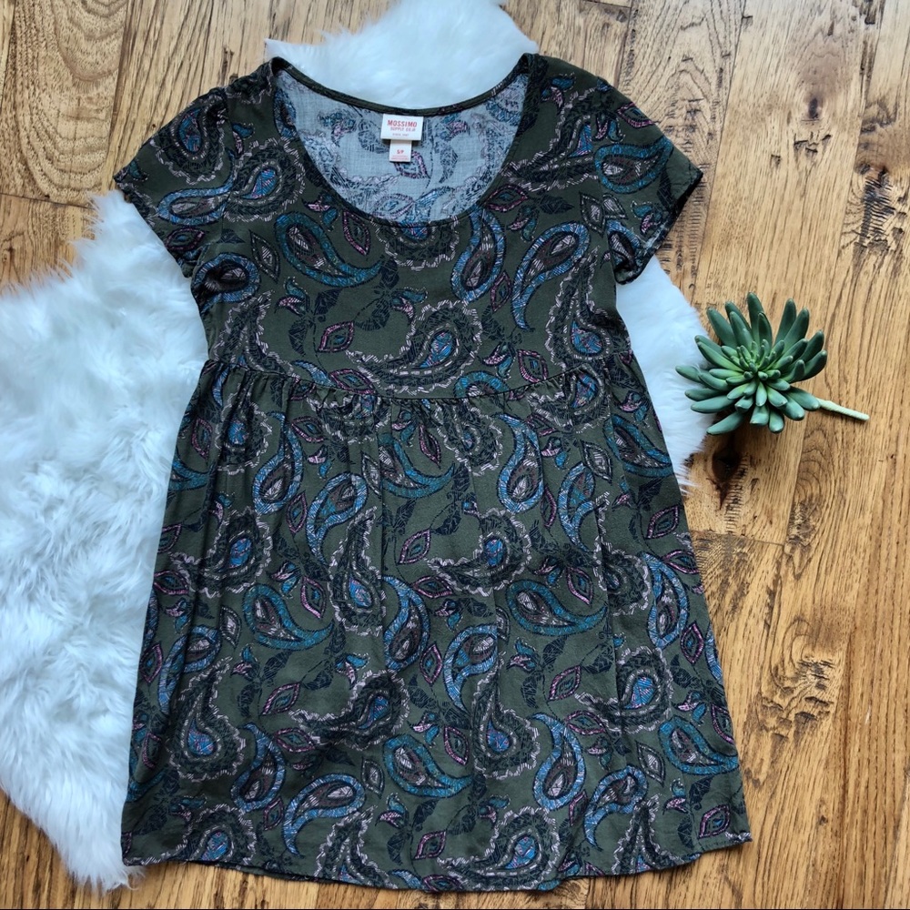 Paisley Cotton Summer Dress